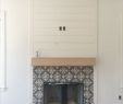 Fireplace Tile Designs Elegant Cement Tile Fireplace Surround with Shiplap Fireplace