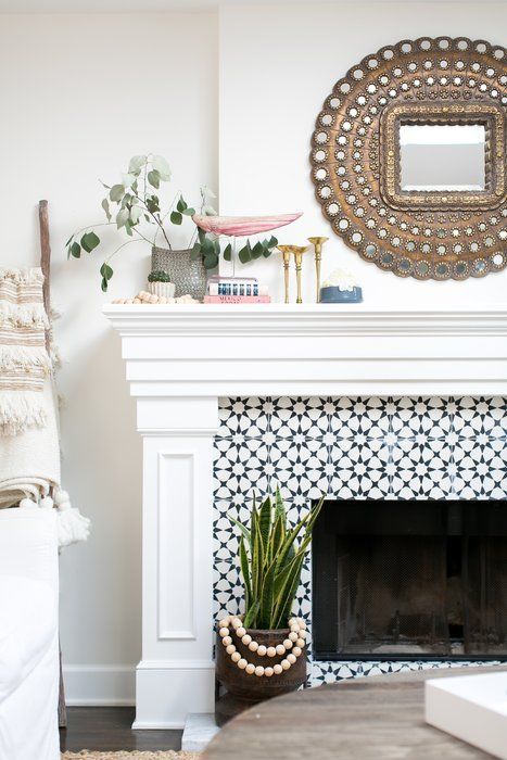 Fireplace Tile Designs Inspirational Eclectic Living Room Design