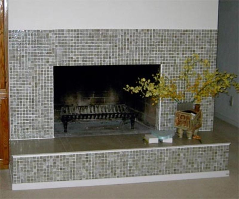 Fireplace Tile Unique Mosaic Tiles On Fireplace Fabulous Fireplaces