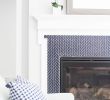 Fireplace Tiles New Navy Tile Beach House In 2019