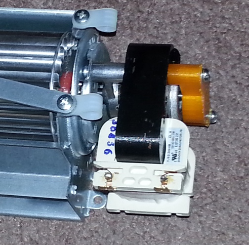 Gas Fireplace Blower motor sealed ball bearing mod by blower1