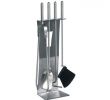 Fireplace tool Sets Unique Premium Stainless Steel Panion Set 4 Piece Fireplace tool