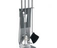 Fireplace tool Sets Unique Premium Stainless Steel Panion Set 4 Piece Fireplace tool