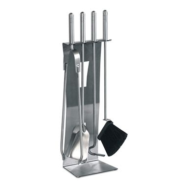 Premium Stainless Steel panion Set 4 piece Fireplace Tool 490d9b cce659cfd471ab0d67afa