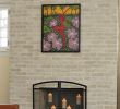 Fireplace Transformations Lovely Color to Paint Brick Fireplace