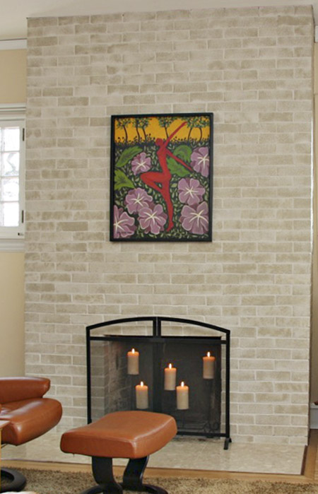 Fireplace Transformations Lovely Color to Paint Brick Fireplace