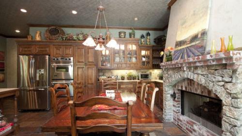 Fireplace Trim Molding Unique Cozy Corner Kitchen Hearth Room One Of Many Endearing