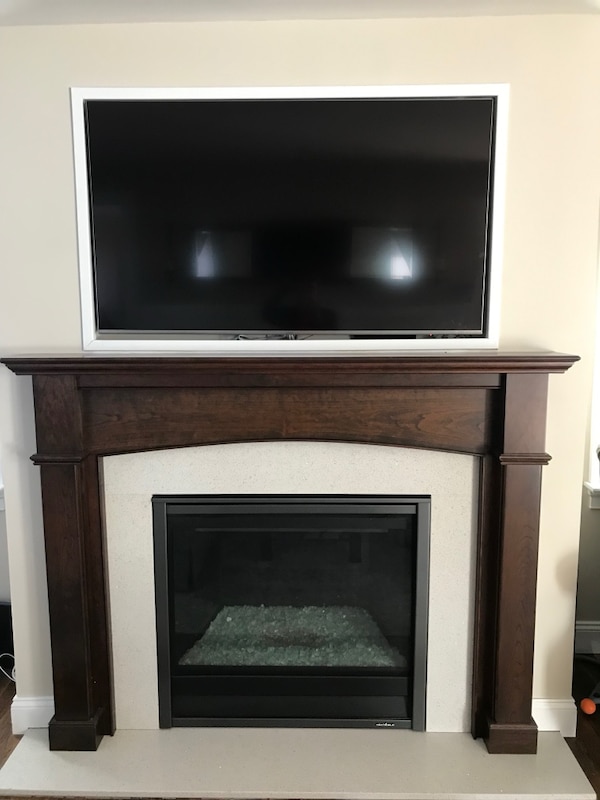 Fireplace Tv Mantle Elegant solid Wood Mantle