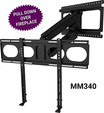 MantelMount MM340 Fireplace Pull Down TV Mount 81DGaMg882L SY450