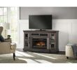 Fireplace Tv Stand Black Friday Inspirational Abigail 60in Media Console Infrared Electric Fireplace In Gray Aged Oak Finish