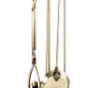 Fireplace Utensil Set Awesome Antique Brass 5 Piece Fireplace tool Set