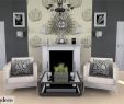 Fireplace Wall Decor Fresh Grey Room Wallpaper Feature Wall with White Fireplace