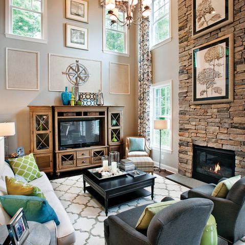 Fireplace Wall Decor Unique Two Story Fireplace Design Ideas Remodel and