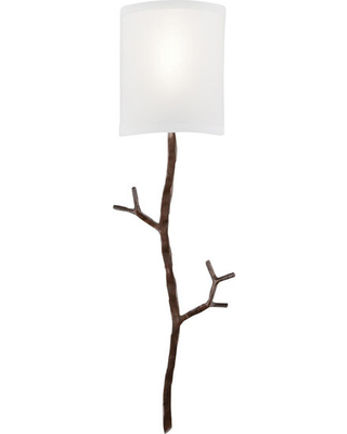 ironwood twig cover sconce oil rubbed bronze e26