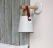 Fireplace Wall Sconces Unique 2019 Willlustr Iron Wall Sconce Metal Leather Belt Wood Wall Lamp American Country Lighting White Black Color Cafe Bar Bedside Light From Willlustr