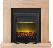 Fireplace Width Luxury Adam Malmo Fireplace Suite In Oak with Blenheim Electric Fire In Black 39 Inch