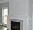 Fireplace with Shiplap Lovely White Shiplap Fireplace with Perfectly Placed Outlets for