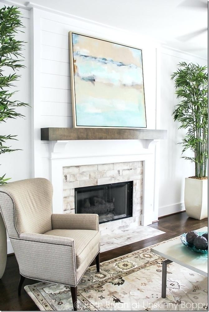 Shiplap Fireplace Surround White Abstract Art 0d9f2557c9fc7de51b95cc1f2de79c84
