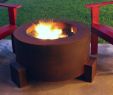 Fireplace Wood Grate Awesome 30" Round Cor Ten Steel Fire Pit