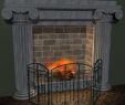 Fireplace Wood Grate Unique Fireplace with Grate 3d Model Cgstudio