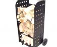 Fireplace Wood Holder Awesome Log Carrying and Storage Box Trolley Firewood Cart Basket