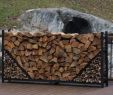 Fireplace Wood Holder Fresh 8 Ft Firewood Log Rack with Kindling Holder Straight Sides