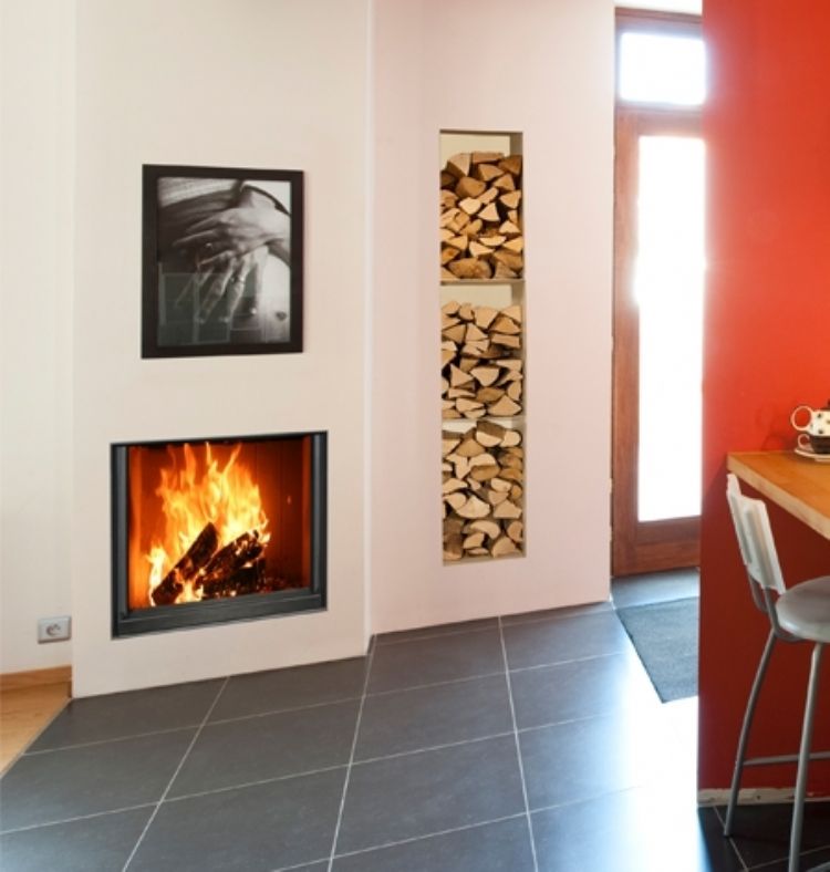 Fireplace Wood Luxury Bodart & Gonay Phenix 75 Green Cornwall Wadebridge Redruth