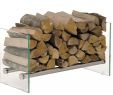 Fireplace Wood Rack Best Of Firewood Rack Gavin 75 Stainless Steel Log Basket Stand