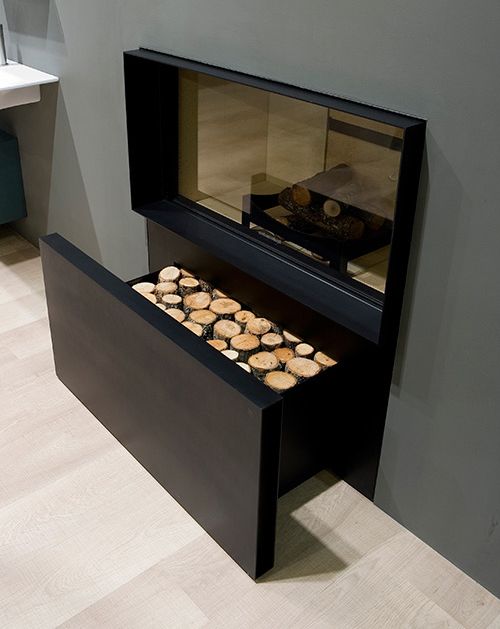 Fireplace Wood Storage Beautiful Skemabox Gas Fireplace by Antonio Lupi