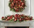 Fireplace Wreath Beautiful Wreath and Mantle Decorations Decorated