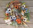 Fireplace Wreath Elegant Unique Fall Front Door Wreath for Thanksgiving