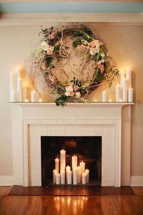 Fireplace Wreath Fresh Lux Anchor Sand â¢shabby Chic Wreathsâ¢