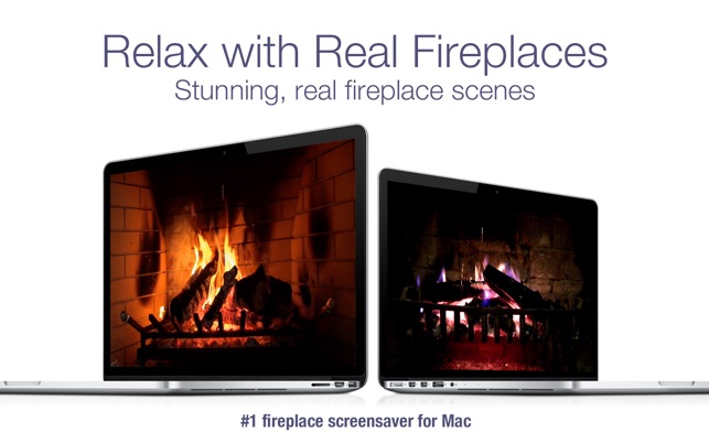 Flat Fireplace Screen Awesome Fireplace Live Hd Screensaver On the Mac App Store