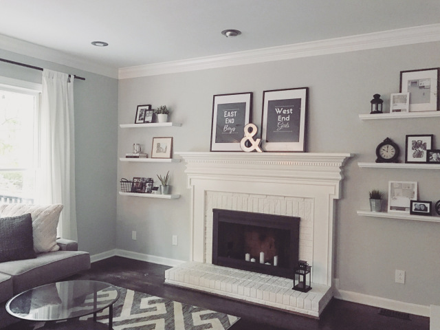 Floating Shelves Fireplace &RH57 – Roc munity img 2890