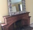 Floor to Ceiling Brick Fireplace Makeover Elegant 1950s Redbrick Fireplace Makeover Ideas