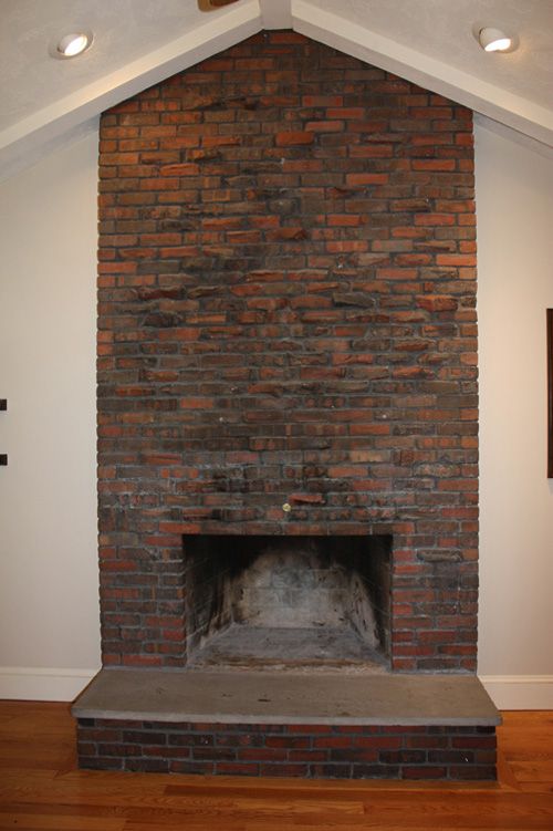 Floor to Ceiling Brick Fireplace Makeover Lovely Floor to Ceiling Fireplace] Floor to Ceiling Fireplace Houzz