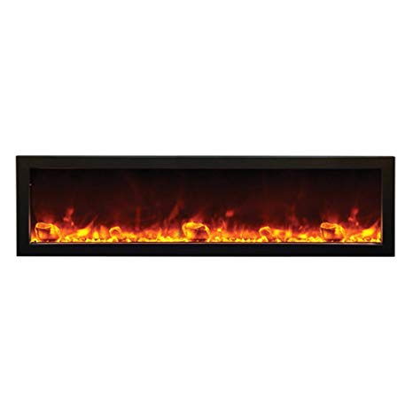 Free Standing Electric Fireplace Heater Unique Amantii Bi 60 Slim Od Outdoor Panorama Series Slim Electric Fireplace 60 Inch