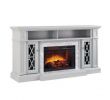 Free Standing Electric Fireplace New Parkbridge 68 In Freestanding Infrared Electric Fireplace Tv Stand In Gray with Carrara Marble Surround