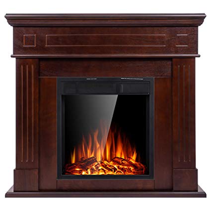 Free Standing Electric Fireplace with Mantel New Amazon Xbeauty Electric Fireplace Mantel Wooden