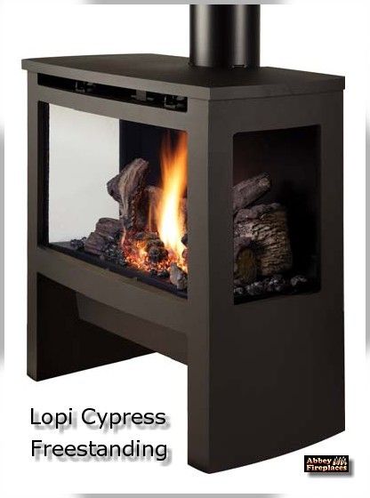 Freestanding Direct Vent Gas Fireplace Beautiful Lopi Cypress Studio In 2019