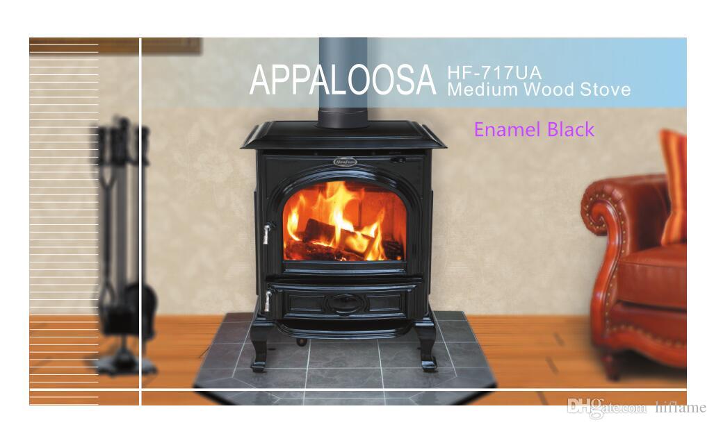 Freestanding Wood Fireplace Inspirational 2019 Hiflame Appaloosa Hf717ua Freestanding Cast Iron Medium 1 800 Sq Feet Indoor Usage Wood Stove Paint Black From Hiflame &price