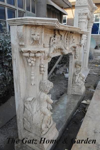 French Fireplace Mantels Unique Details About Carved Cherub Fireplace Mantel In White