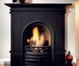 Gas and Wood Fireplace Combo Unique Pembroke Black Bination Cast Iron Fireplace
