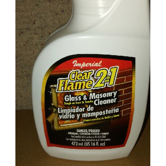 Gas Fireplace Glass Replacement Inspirational Clear Flame Glass Cleaner 16 Ounce