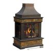 Gas Fireplace Insert Lowes Elegant Heirloom 56 In Steel and Slate Outdoor Fire Place