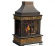 Gas Fireplace Insert Lowes Elegant Heirloom 56 In Steel and Slate Outdoor Fire Place