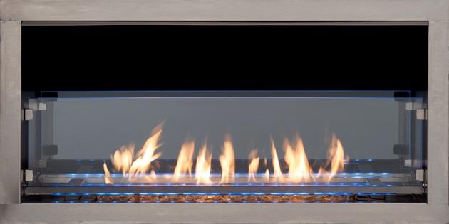 Gas Fireplace Insert Ventless Fresh Superior 72" Series Linear Outdoor Gas Fireplace Insert Single Sided or See Through Vent Free Vre4672