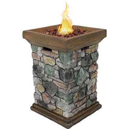 Gas Fireplace Inserts Consumer Reports Lovely Sunnydaze Propane Fire Pit Column Outdoor Gas Firepit for Outside Patio & Deck with Cast Rock Design Lava Rocks Waterproof Cover and Steel