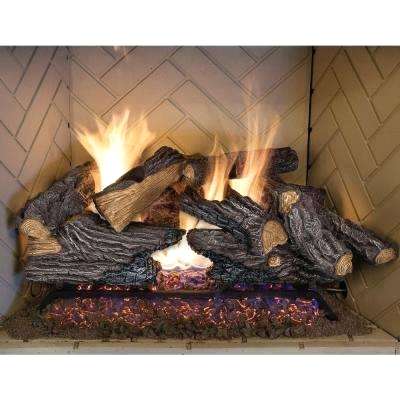 logs for fireplace split oak vented natural gas log set repair