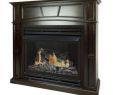 Gas Fireplace Logs Lowes Lovely 46 In Full Size Ventless Propane Gas Fireplace In tobacco